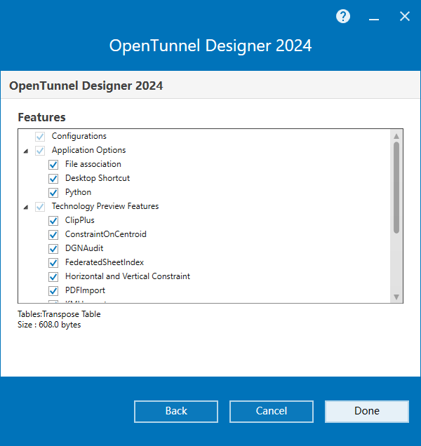 Bentley OpenTunnel Designer v24.00.02.006 64位英文版安装教程