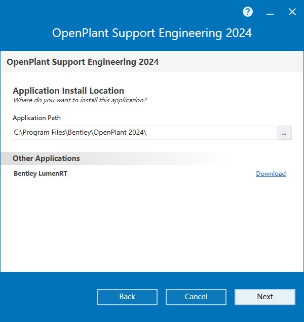 Bentley OpenPlant Support Engineering 2024 v24.00.03.007 64位英文版软件安装教程