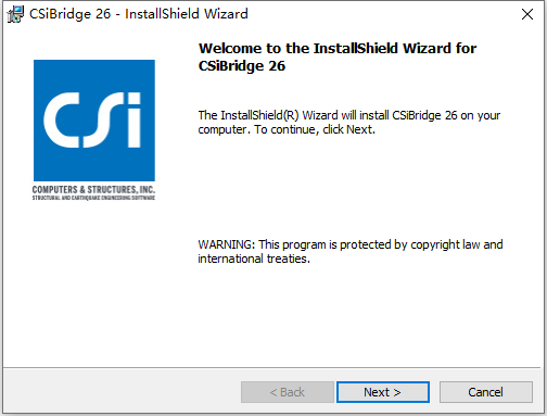 CSI CSiBridge v26.3.0 64位简体中文版软件安装教程