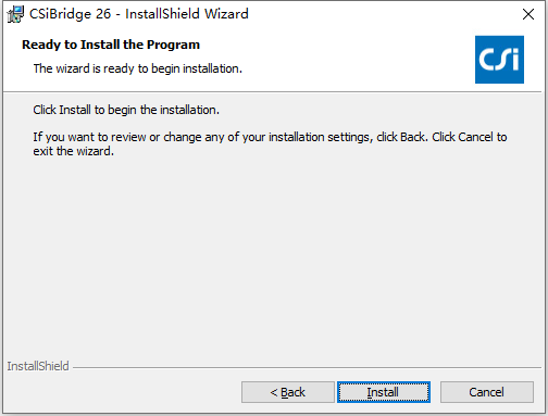 CSI CSiBridge v26.3.0 64位简体中文版软件安装教程