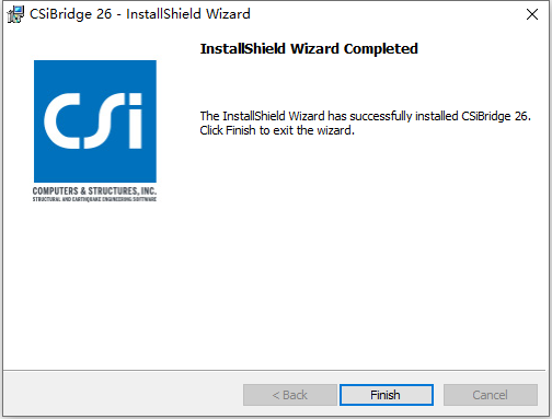 CSI CSiBridge v26.3.0 64位简体中文版软件安装教程