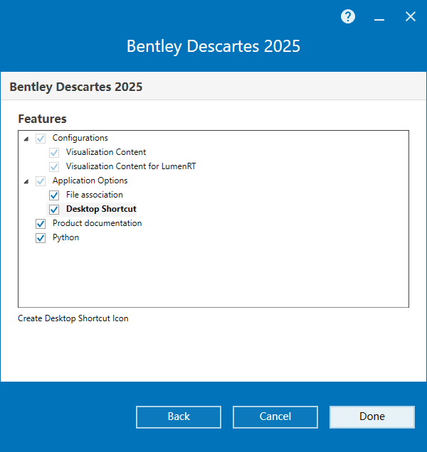 Bentley Descartes 2025 v25.00.00.055 64位英文版软件安装教程