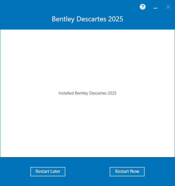 Bentley Descartes 2025 v25.00.00.055 64位英文版软件安装教程