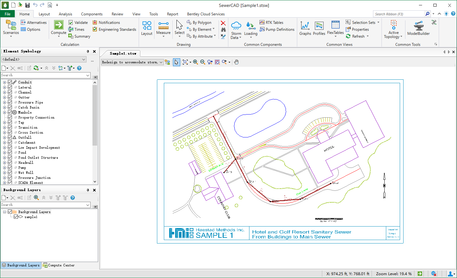 Bentley OpenFlows Sewer 2024 English v24.00.03.23 64位英文版软件安装教程